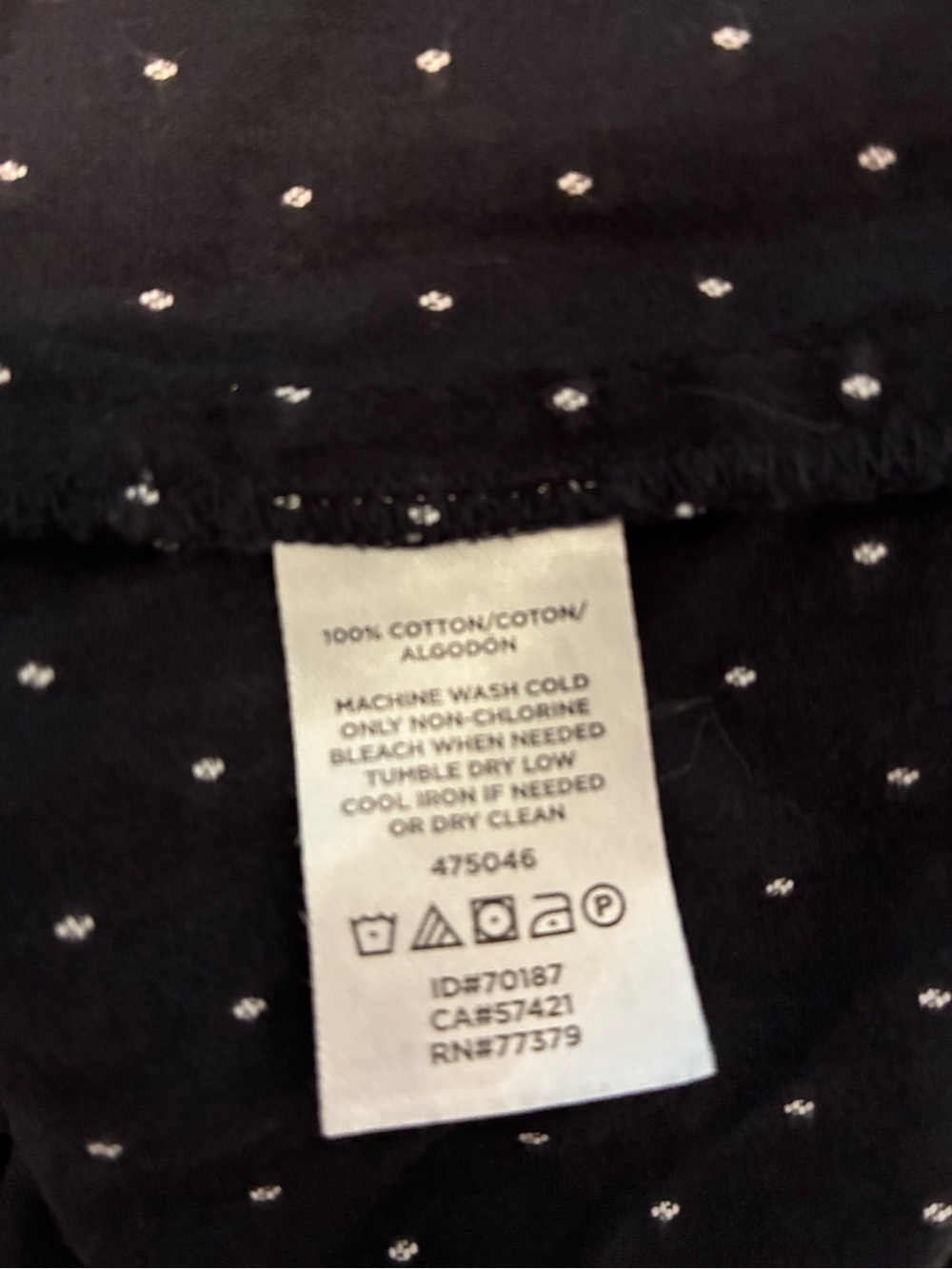 Ann Taylor Sleeveless Black Polka Dot Blouse - Classic Dot Print - Petite - Picture 3 of 5